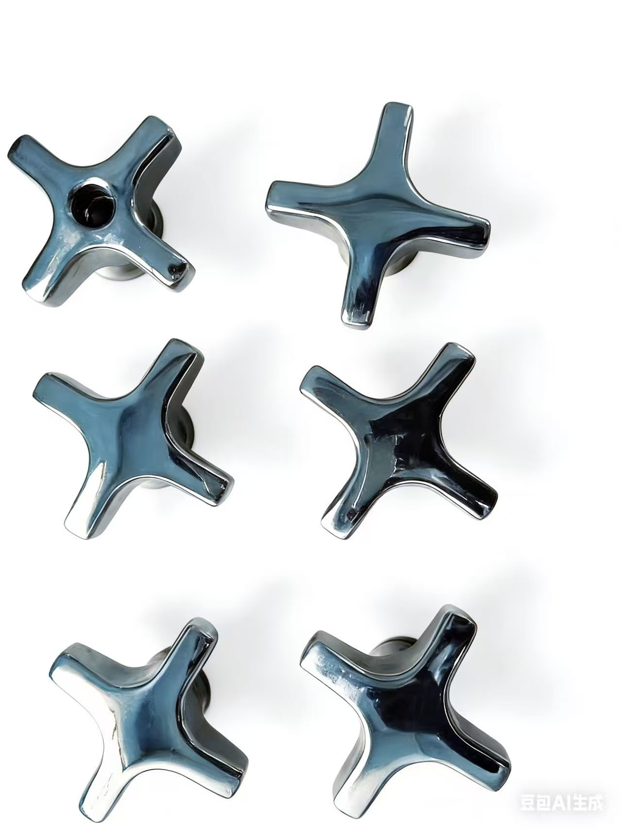 Chrome Plated Metal Handle | Industrial Equipment Handle | Decorative Grip